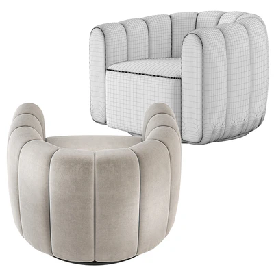Fitz Russet Chair CB2 — View 4