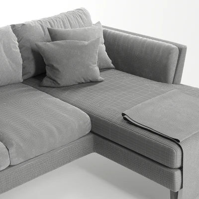 Richmond Corner Sofa rosa and gray — Ver 2