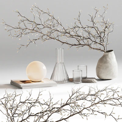 Decorative set for coffee table 51 — Ver 4