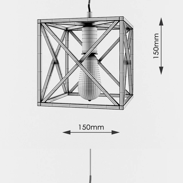 Nordic retro wrought iron industrial Chandelier part-2 — Скачать