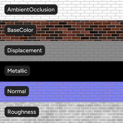 rusticated running bond brick wall texture red and black — View 4