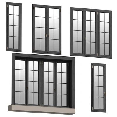 Collection of classic windows. 5 models — Ver 5