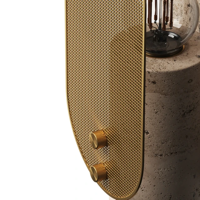 Saccal Design House Travertino Nostalgia Table Lamp — Descargar