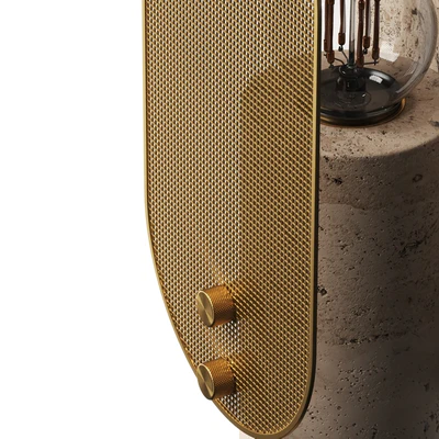 Saccal Design House Travertino Nostalgia Table Lamp — Ver 4