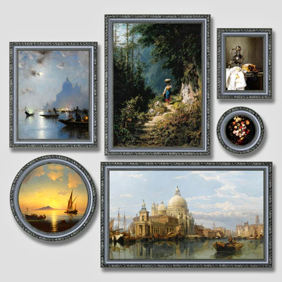 Set of classic paintings — Ver 1
