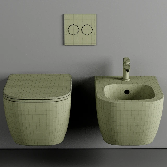 BagnoDesign Attache Rimless Wall Hung Toilet — Descargar