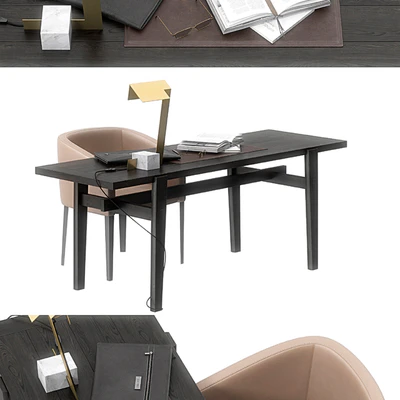 Poliform Home hotel desk set — Ver 3