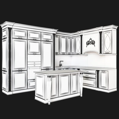 Классическая кухня — Вид 4
