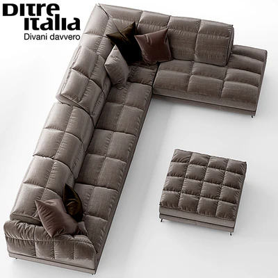 Sofa Dunn Soft Ditre Italia Design — Ver 3