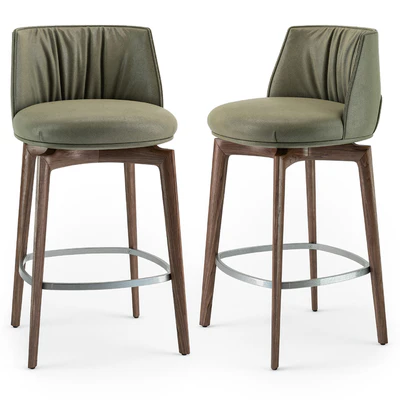 Poltrona Frau Archibald wood Stool — Вид 1