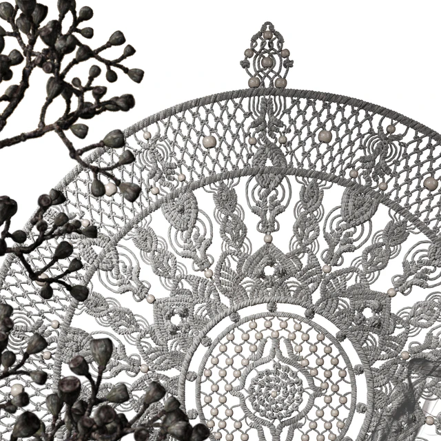 Decorative set 015 with Macrame panno — Descargar