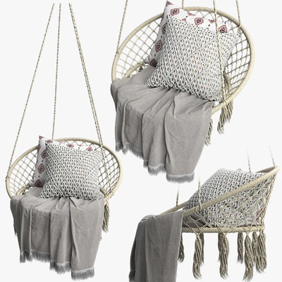BUTLERS PARADISE NOW "Hammock chair with fringes" — Ver 4