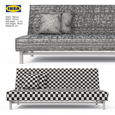 Ikea BEDDINGE LOVAS sofa-bed / БЕДИНГЕ ЛЁВОС Диван-кровать — Вид 1