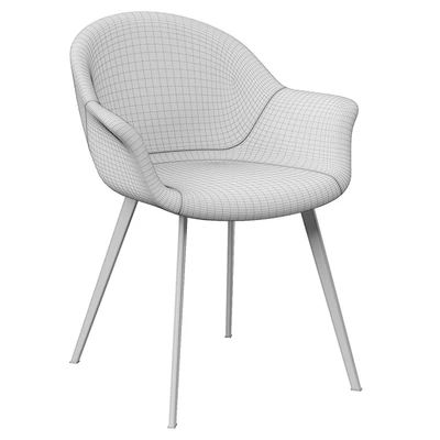 Dublin Mid-Century Modern Dining Tub Chair — Ver 5