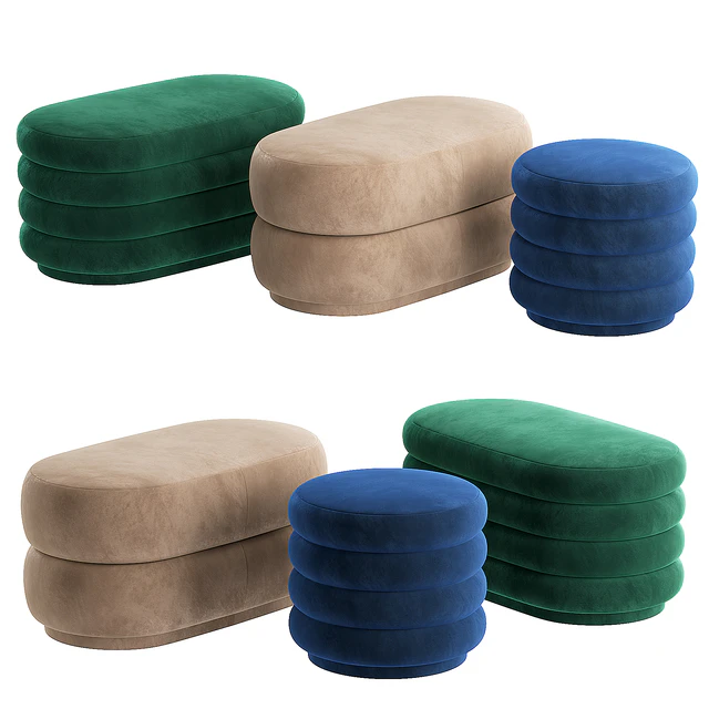 Ferm Living - Round Pouf — Скачать
