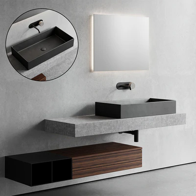 Scarabeo Ceramiche Topline Vanity Unit Set 1 — Ver 1