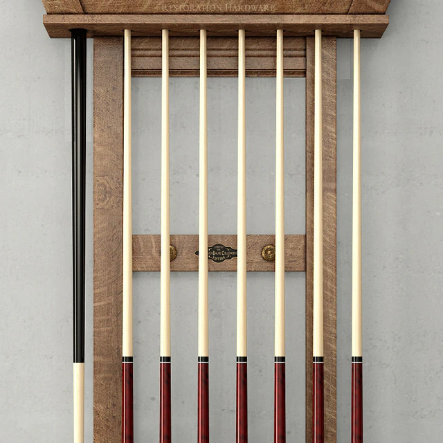 RH / BRUNSWICK VINTAGE 1906 BILLIARDS TABLE CUE RACK — Descargar