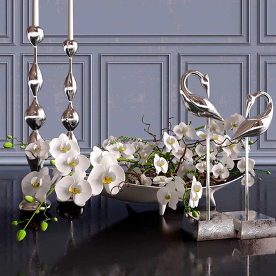 Decorative set. Orchid — Ver 1