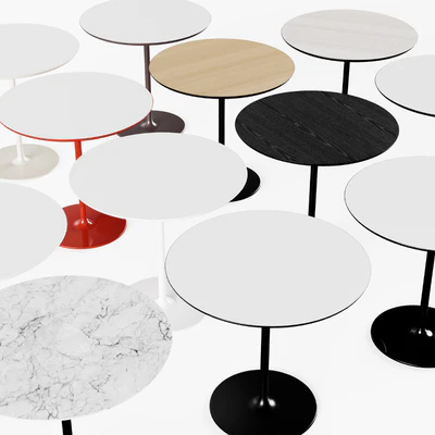 Knoll Bertoia Side Chair Arper Dizzy Table — Ver 4