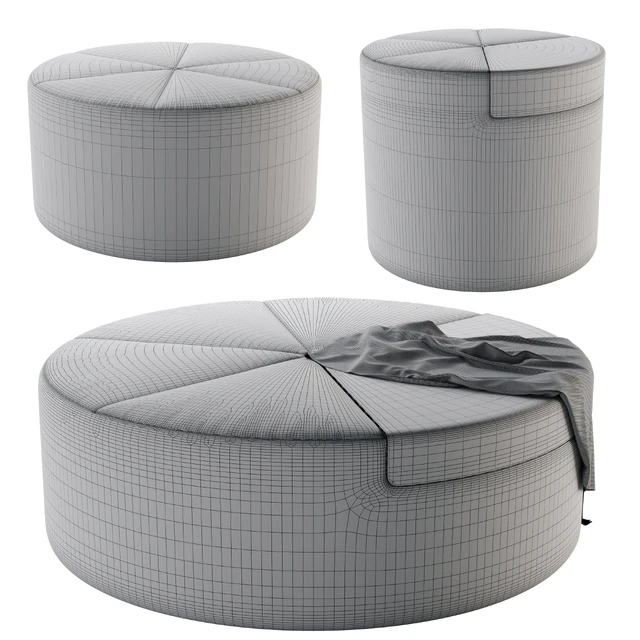 Flou Moon Pouf — Скачать