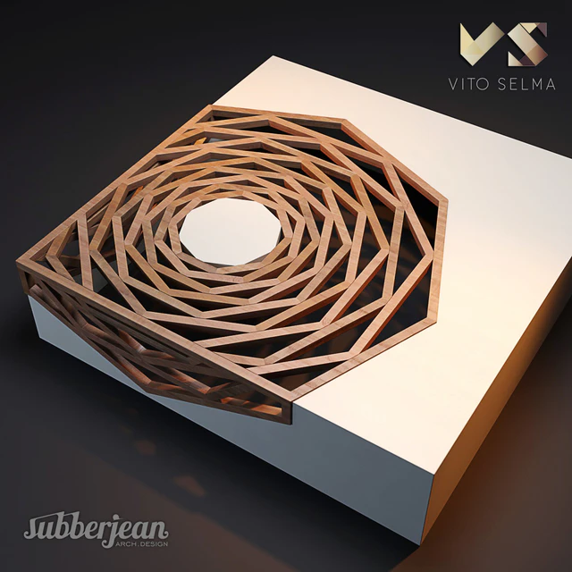 Hanako coffee table by Vito Selma — Descargar