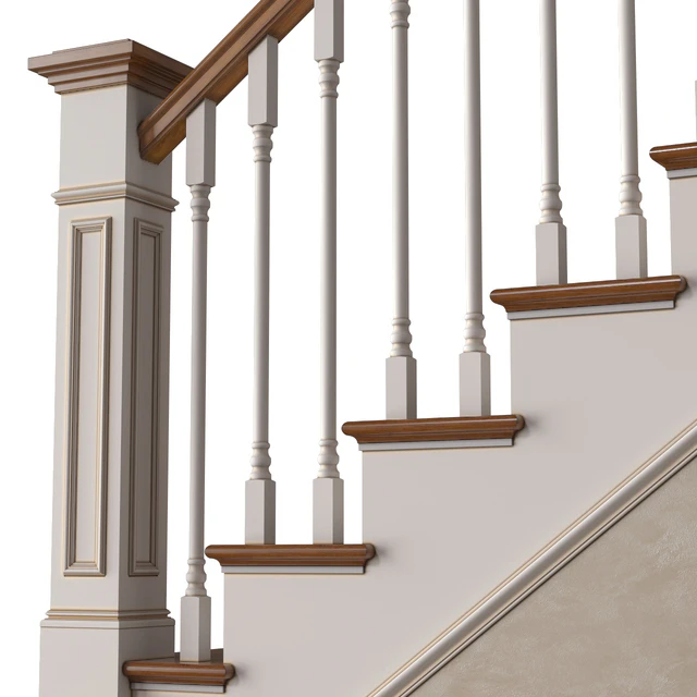 Stair in a classic style.Classic Modern interior Stair — Descargar