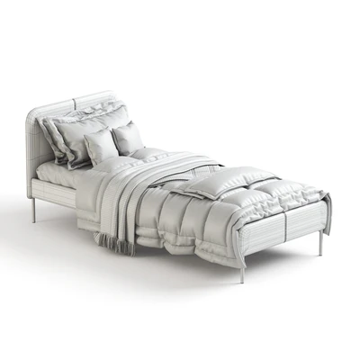 IKEA SLATTUM twin bed — Ver 3