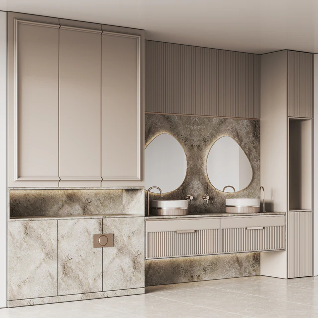Bathroom Furniture Set 22 — Descargar