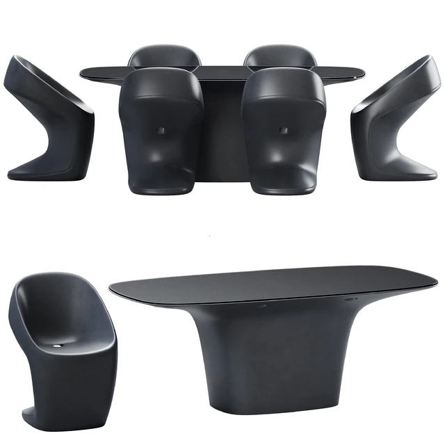 Vondom Ufo Dining Table and Chair — Descargar
