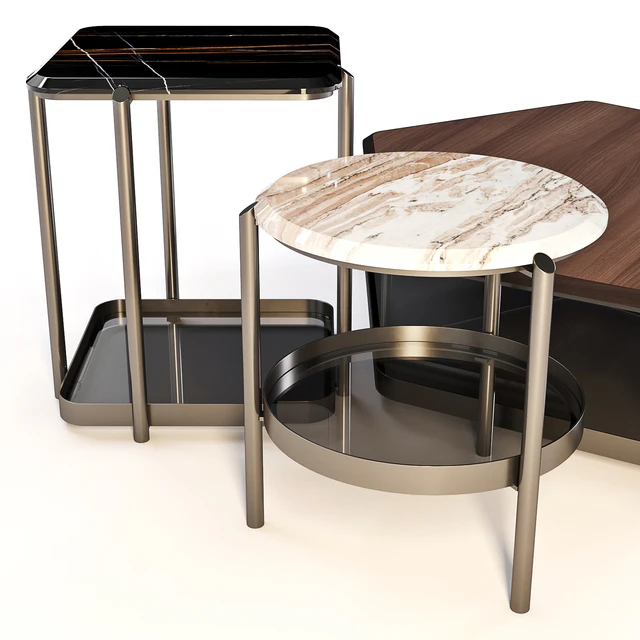 Giorgetti: Coffee Table - Skyline Set 02 — Скачать