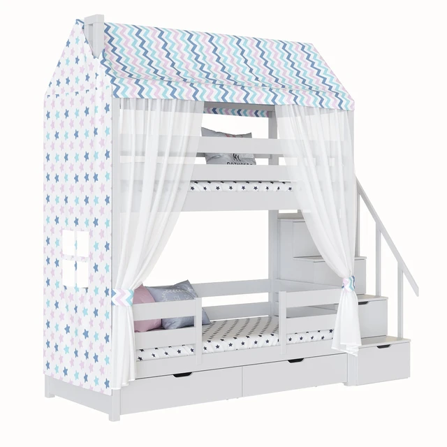 Children's 2-tiered bed house Madrid — Download