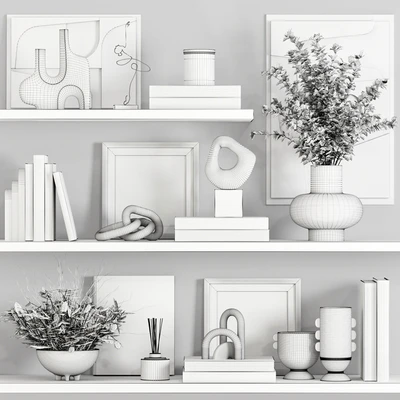 decorative set Vol015 (with eucalyptus) — Ver 5