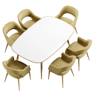 Gray Tony Konyshev Chair HER 042 G Table — Ver 5