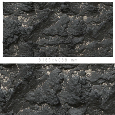 Black stone wall — Вид 1