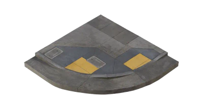 modular sidewalk corner 001 — download