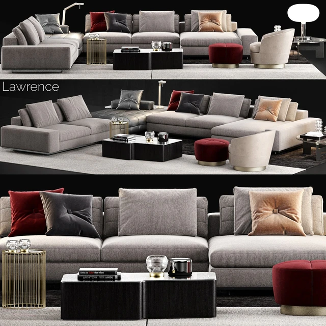 Minotti Lawrence Sofa — Скачать