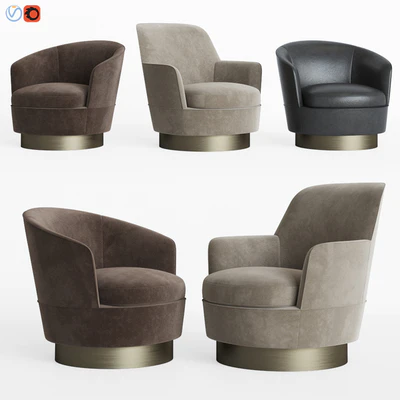 Minotti Jacques Low & High Armchair — Descargar