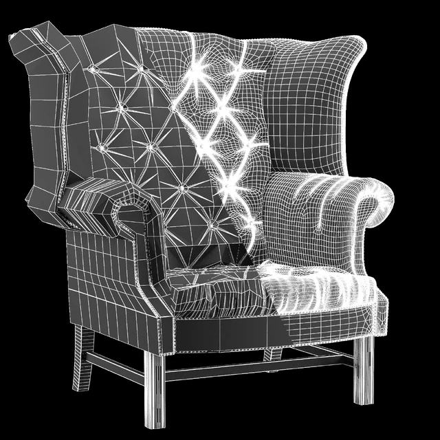 CHESTERFIELD HIGH BACK WING CHAIR — Descargar