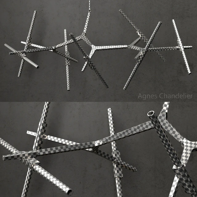 Agnes Chandelier 14 lights BLACK — Descargar
