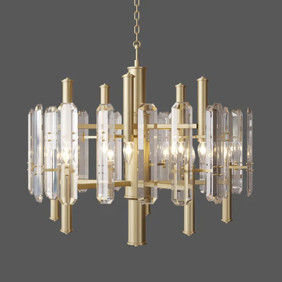 Chandelier sciolari brass — Ver 1