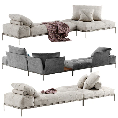 Saba Italia Pixel Light sofa set 4 — Ver 4