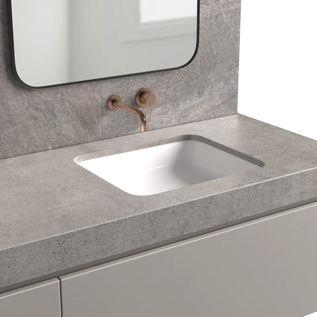 Bathroom Cabinets with washbasins in modern style. Bathroom furniture.Bathroom Sink Cabinets — Descargar