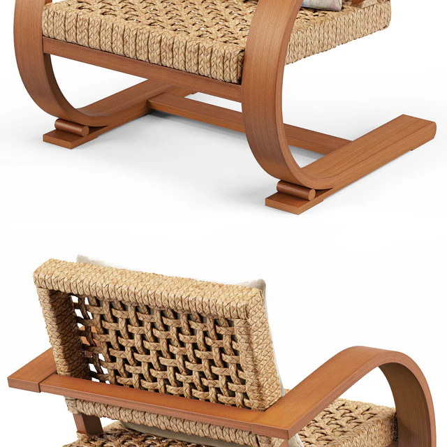 French Modernist Armchair — Скачать
