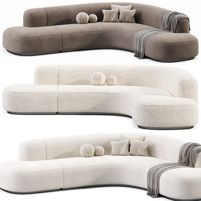 Eichholtz Sofa Bjorn Boucle Sand — Ver 6