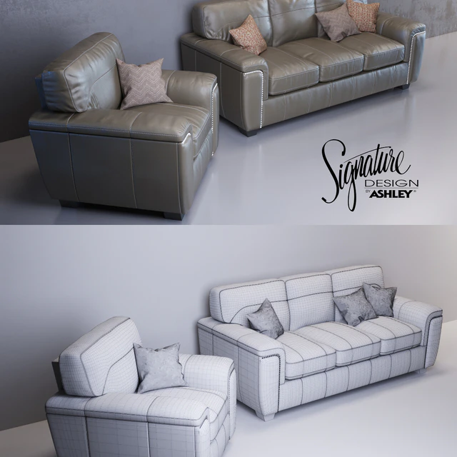 Donnell Sofa and Armchair — Скачать
