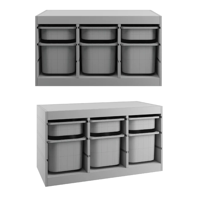 TROFAST Storage combination with boxes / Модуль для хранения ТРУФАСТ с контейнерами — Скачать