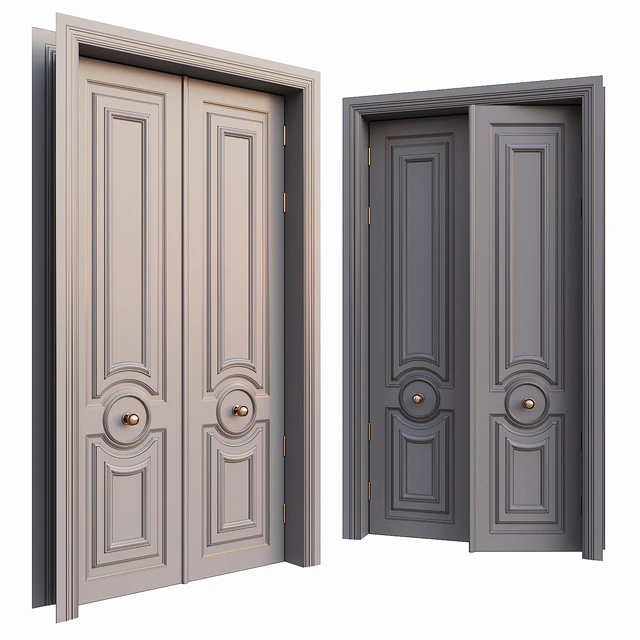 AVE Classic Gray Door With Rounded Ornament — Descargar