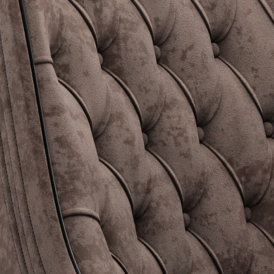 Chair vittoria frigerio Poggi High capitonne, Alfieri table — Ver 3
