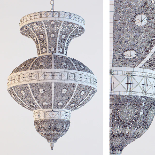 Chandelier and Sconce Oriental — Descargar