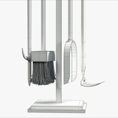 RH / LEATHER RIVET HEARTH TOOL SET — Ver 2